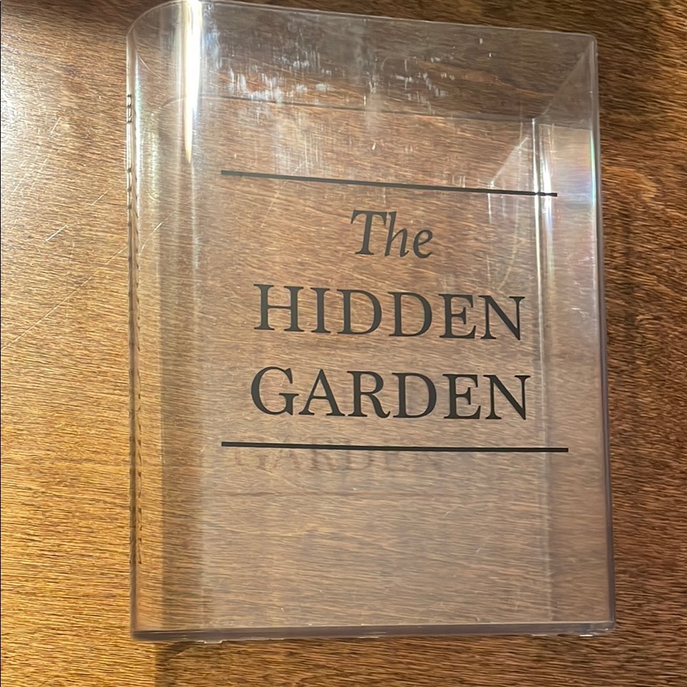 Clear Acrylic Book Decor